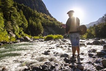 Riverbank Fishing in Chile