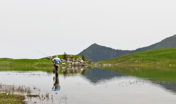 Mountain Lake Fishing