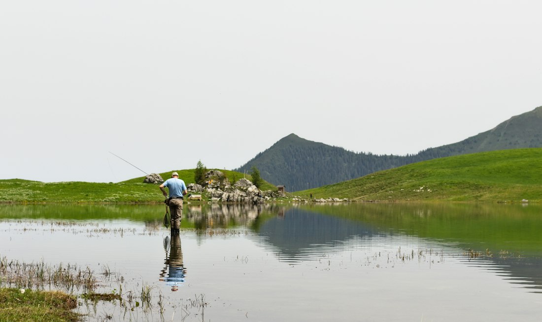 Mountain Lake Fishing
