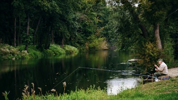 Tranquil Pond Fishing